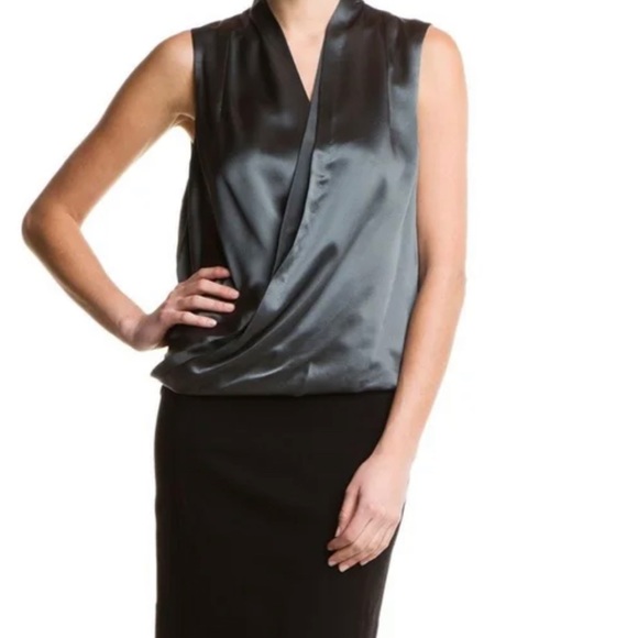 Diane Von Furstenberg “New Issie” Silk Surplice Blouse - Picture 8 of 8